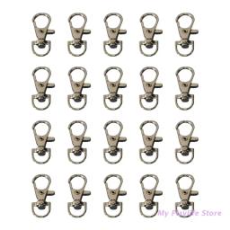 20 pçs metal gancho cinto clipe fechadura da porta para animais de estimação gaiola prevenir garra gatilho aberto fixação gaiola portas - Image 2