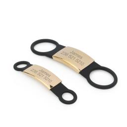 Nome Personalizado Tag para Animais de Estimação, Gravura Personalizada, Nome Tag Silicone, Número de Telefone, Anti-Lost, Ouro Rosa, Cão, Gato, Cachorro, Gatinho, Acessórios - Image 4