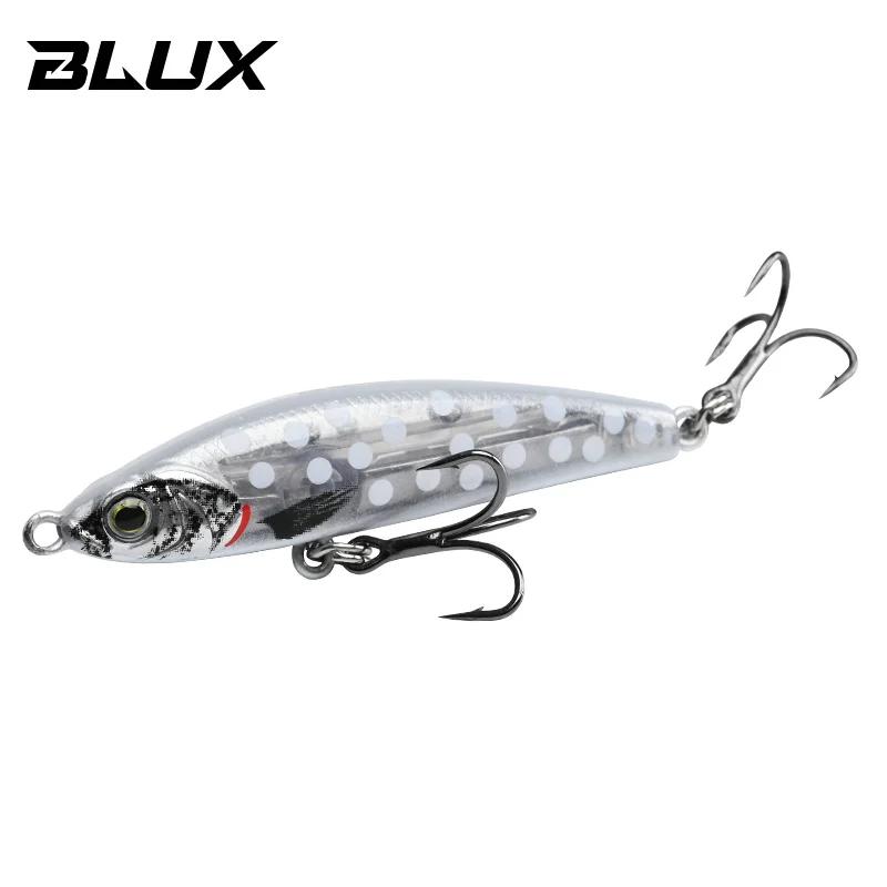 Blux exile 50 afundando lápis de gravidade vara pesada isca de pesca 50mm 8g água salgada lipless minnow wobbler isca de plástico duro - Image 1