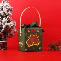 MissDeer-Caixa De Presente De Papel De Natal, Decorações De Natal Para Casa, Saco De Doces E Chocolate, Suprimentos De Ano Novo, Natal, 1Pc, 2024 - Image 5