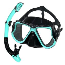 Mergulho Snorkel Máscara Mergulho Óculos Natação Equipamento Desportivo Aquático - Image 1