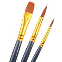 7 pçs pincéis pintura acrílica profissional pincel para pintura a óleo aquarela lona rosto corpo arte do prego h8wd - Image 5