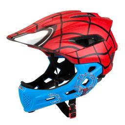 BATFOX-Capacete integral para crianças, destacável, MTB, Capacete de ciclismo infantil, off-road, esporte ao ar livre, capacetes de bicicleta, joelheiras - Image 2