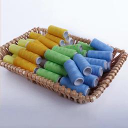 Kit de linha de costura de poliéster para mão e máquina, carretel para costurar, bordados, casa, 200 jardas, 10pcs por conjunto - Image 3