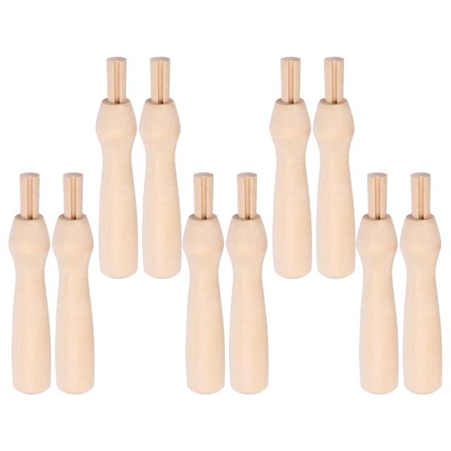 Kit de Substituição para Ferramentas de Punch Needle com Cabo de Madeira e Acessórios de Costura DIY