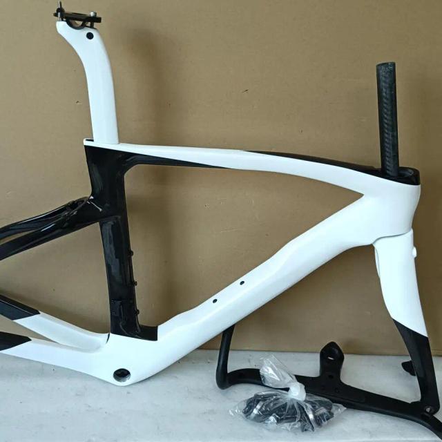 100 Cores F14 Quadro de Carbono 1K Bicicleta de Estrada Conjunto de Quadro + Guiador Personalizado