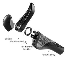 Ergonômico Anti-Slip Bike Handle Grips, Bullhorn Bloqueio Bilateral, Quebra Vice Grips, Bicicleta Guiador Capa, Peças da bicicleta, 1 Par - Image 5
