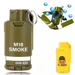 Tactical Airsoft Grenades M18, Fumaça Explosiva Water Bomb Modelo, reutilizável Water Gel Ball, Paintball Brinquedos, jogo de batalha, esporte ao ar livre - Image 1
