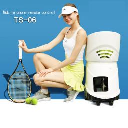 TS-06 app móvel de controle remoto portátil automático jogando a máquina de arremesso bola tênis treinamento - Image 2
