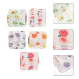 Auto-adesivo Sports Bandage, Colorido Dog Fita Compressão, Cute Fruit Pet Supplies, 5cm de largura - Image 5