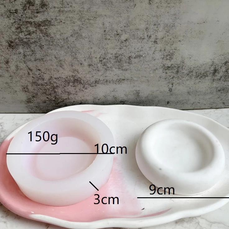 Bandeja De Forma De Ervilha De Molde De Silicone, gesso De Concreto Artesanal DIY, placa De Exibição De Armazenamento De Jóias, moldes De Artesanato, suprimentos De Decoração De Casa - Image 1