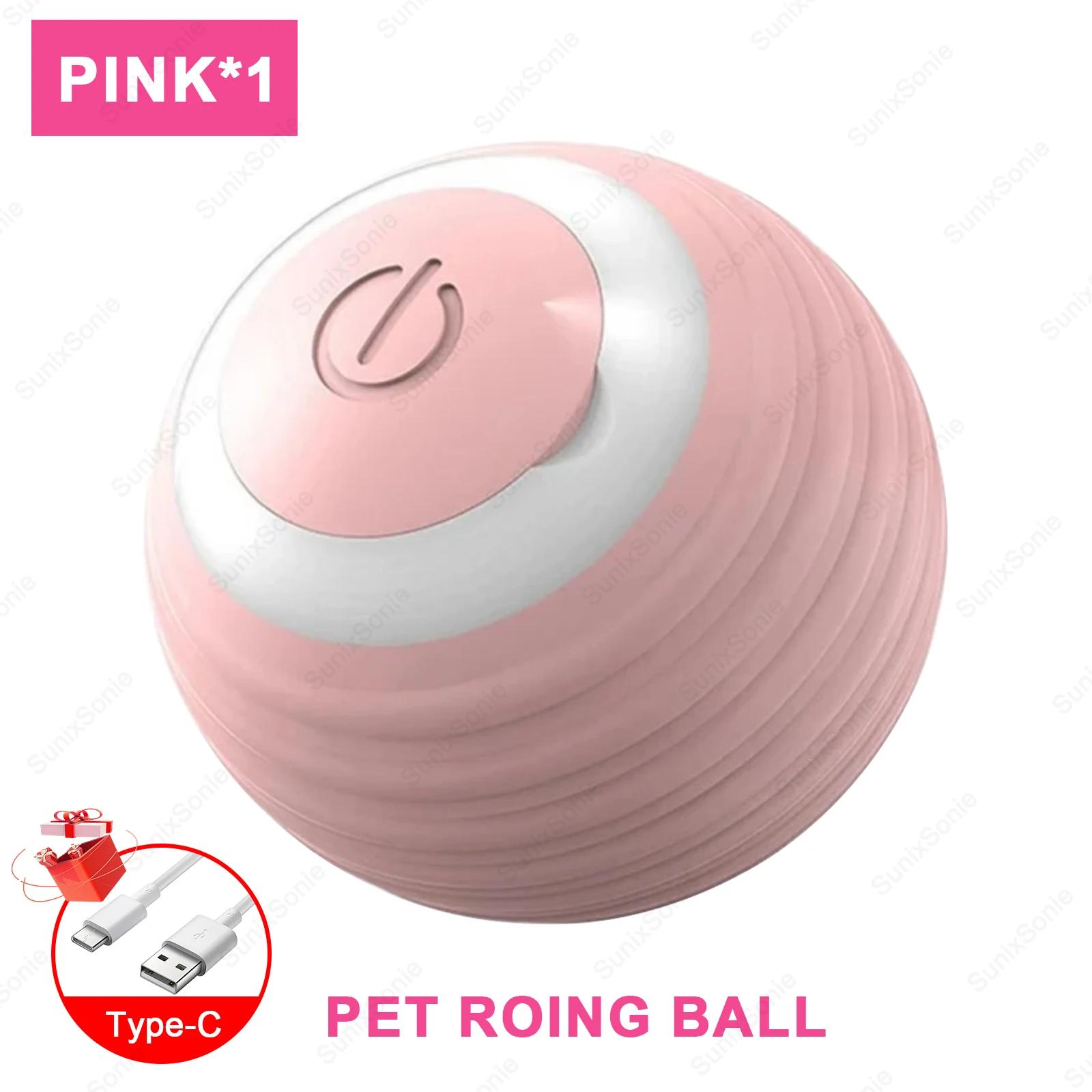 Bola interativa inteligente para gato, Brinquedo eletrônico do animal de estimação do cão, Jogo interno, Bola mágica de rolamento automática para gatos - Image 1