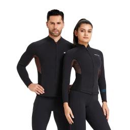 ZCCO-Fato de mergulho para homens e mulheres, manga comprida, roupa de mergulho espessa fria e quente, novo, 1,5mm - Image 1