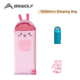 BSWolf-Cobertor De Desenhos Animados Para Crianças, Saco De Dormir De Acampamento, Colcha Grossa Na Cama, Animais Dormem, Presentes De Aniversário, 1Pc - Image 1