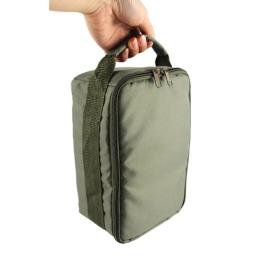 Saco de equipamento de pesca à prova dwaterproof água saco de pesca portátil saco de engrenagem de carretel de pesca com 3 divisores ajustáveis para fiação arremesso - Image 1