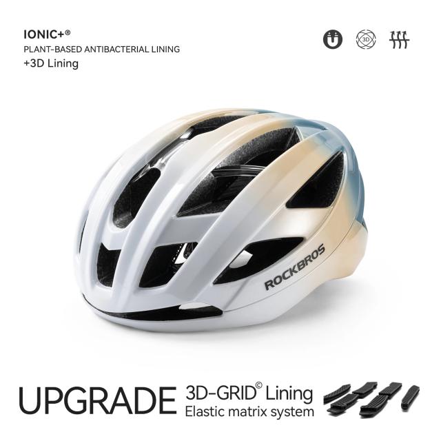 ROCKBROS Capacete de Ciclismo Leve Respirável com Fechadura Magnética 280g