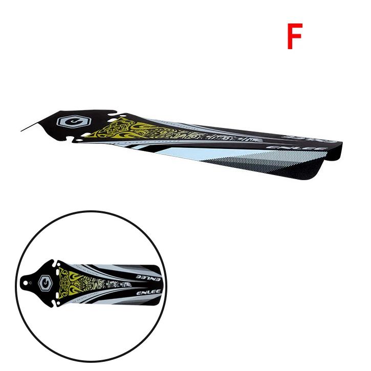 Guarda-lamas dianteiro e traseiro para roda de bicicleta, mtb, estrada, mountain bike, estrada, com 6 cinta de fixação, 1 parte - Image 1