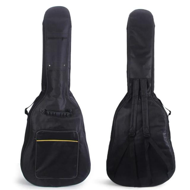 Mochila Impermeável para Guitarra de 41" com Correias Duplas e Estojo Reforçado para Ukulele e Guitarra Popular