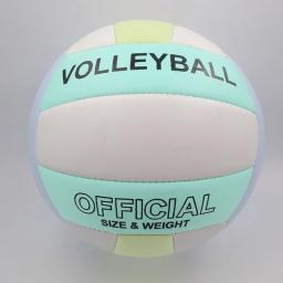 Tamanho 5 vôlei praia jogo de vôlei toque macio treinamento jogo bola para iniciantes ao ar livre indoor prática bola - Image 3