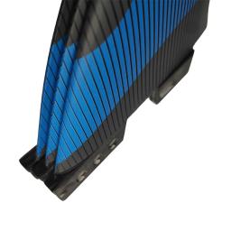 Quilha Epoxy Resin Fiberglass Surf, FCS 2, Blue, MF, Médio, G5, Prancha Thruster, Fins, Novo - Image 3