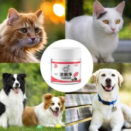 Pet Eye Tear Stain Remover Powder, Natural Safe, Aplicar ao redor dos olhos, Absorvente para seco, Inoxidável com escova, 30g - Image 6