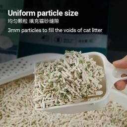 Planta degradável Cat Litter Limpeza Suprimentos, Qualidade Natural Tofu Cat Litter Areia, Produto Pet Shop, Desodorante, 200g - Image 3