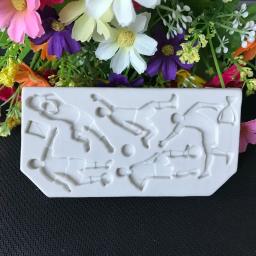 Aomily-molde de silicone para bolo, futebol, rugby, rugby, fondant, chocolate, cookies, ferramentas de cozimento, argila, sabão, 1pc - Image 6