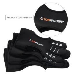 Dedo neoprene luvas de tiro com arco e flecha protetor de dedo caça antiderrapante respirável 3 dedo caça accesory - Image 5