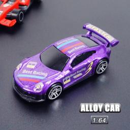 City Alloy Car 1:64 Esportes Mini Racing Coleção Slide Veículo Toy Diecast Modelo Acessório Menino Crianças Brinquedos Carro Presente de Aniversário - Image 4