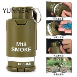 Diversão Crianças brinquedos presente engraçado m18 mão granada bomba lançada bomba de explosão de plástico para 6mm-8mm água gel bola airsoft 6mm bb - Image 2