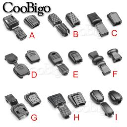 10 pçs zíper puxar cabo final clipe corda braçadeira tether ponta fecho para cordão paracord corda mochila vestuário acessório de costura plástico - Image 2