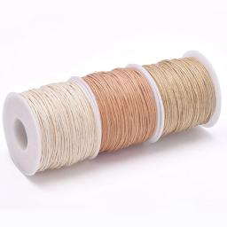 Cordão de Algodão Encerado para Fazer Jóias, Fio de Cordas Trançadas, Pulseira e Colar DIY, Beading Craft, 1mm, 24m - Image 4