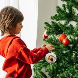 Kit de enfeites de árvore de Natal bordado à mão alegre e brilhante, pingente de carro, kit de bordado de Natal para entusiastas iniciantes - Image 6