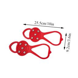 Chaves de neve antiderrapantes para sapatos, pinça de gelo, pico para escalada de inverno, picos ao ar livre, grampos antiderrapantes, 5 dentes - Image 3