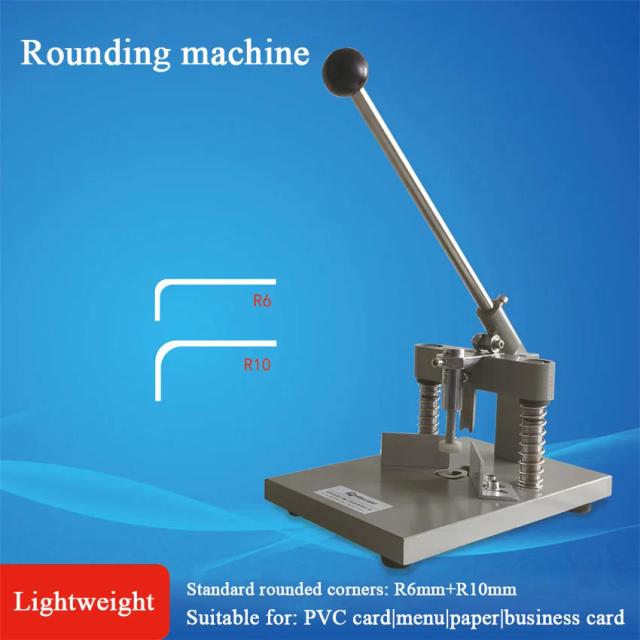 Cortador Manual de Canto Rounder com Dispositivo de Pressão e Altura de Corte de 25mm para Indústria de Embalagens de Impressão