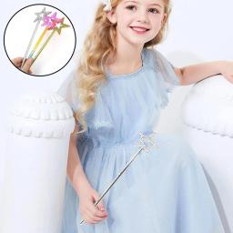 Varinhas de fadas para decoração de festa, fino acabamento, forma de estrela, adereços duráveis, 5 peças - Image 3