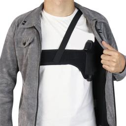 Coldre de ombro oculto masculino, Universal Underarm Gun Holster, Pistolas coldre, Equipamento de caça ao ar livre, removível e combinável - Image 4