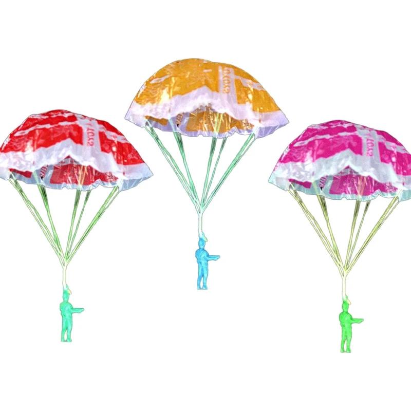 2-in-1 Jogando Parachute Toy Set Funny Toy Outdoor Game Acessórios Crianças - Image 1