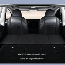 Extensor de assento traseiro de carro, cama de viagem, colchão de acampamento, armazenamento dobrável, placa de extensão de porta-malas conveniente - Image 2