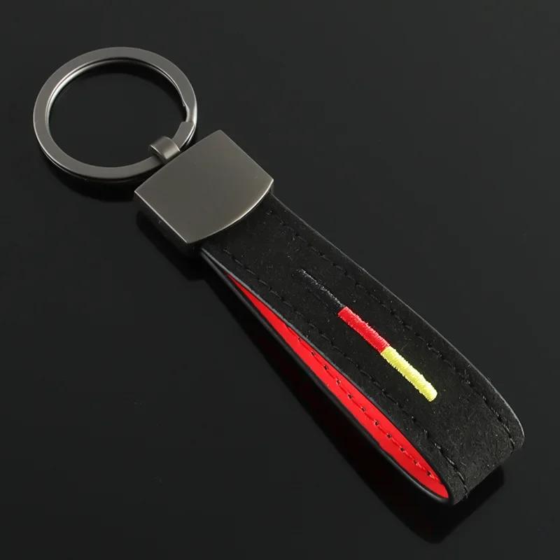 Camurça Car Alloy Keychain para Homens, Styling, Alemanha, Itália, França, Bandeira Chaveiros, Auto Acessórios, Chaveiro, Anéis, Presentes, Hangings - Image 1