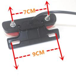 36-48v ebike luz traseira led para bicicleta elétrica acessórios à prova dwaterproof água sm conector noite ciclismo lâmpadas de freio - Image 5