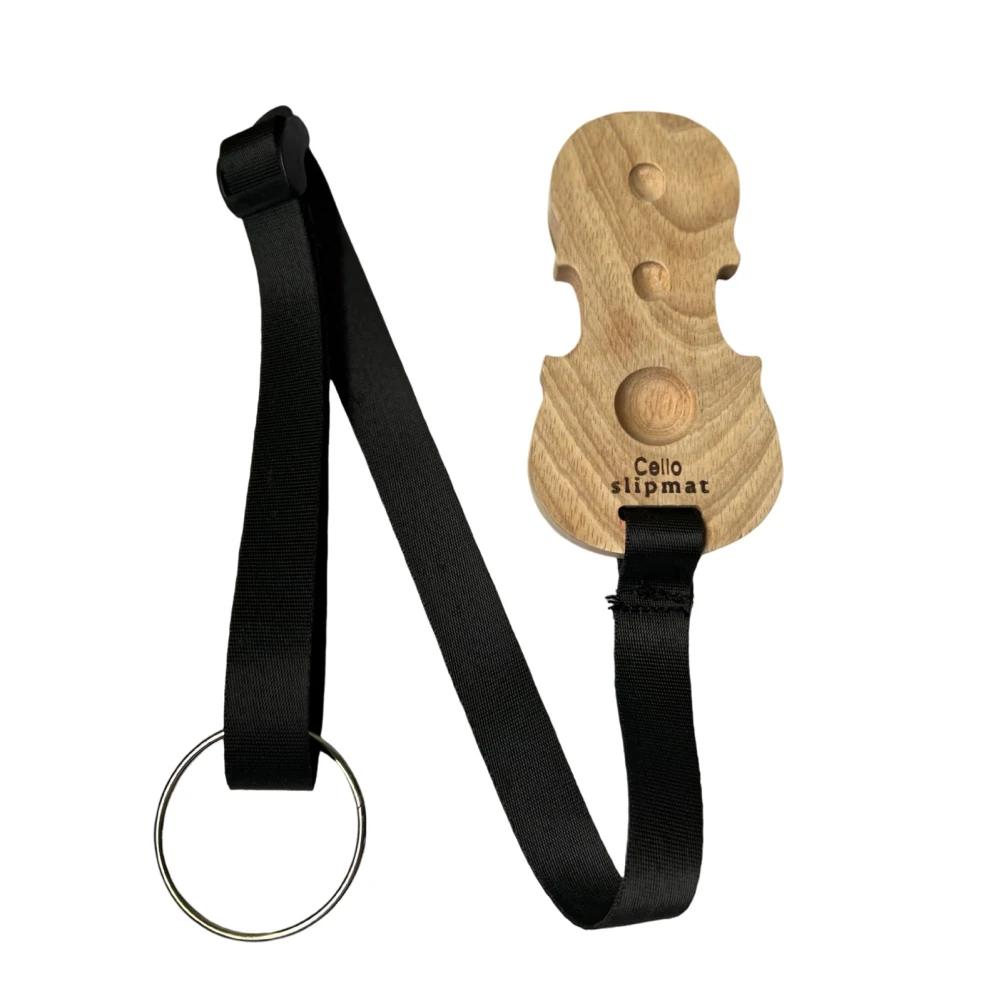 Correia antiderrapante para violoncelo, violoncelo antiderrapante, suporte do pino de extremidade, alça ajustável, 3 furos, acessórios para dispositivos - Image 1