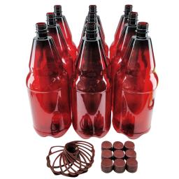 Keegland-2.5l garrafas pet (pacote de 9) com tampas de rosca, para cerveja, equipamentos de fabricação caseira - Image 2