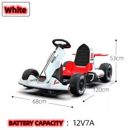 Crianças ir kart passeio no carro crianças passeio terrestre em brinquedos carros alimentado por bateria pedal go kart para crianças - Image 4