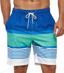 Calções de Natação 3D para Homens, Prancha de Surf, Calções de Praia, Calça Esportiva Fitness, Cuecas de Menino - Image 1