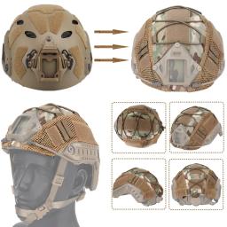Airsoft Paintball Capacete Conjunto com Lanterna Tática, Máscara De Poeira, Capa, Caça Ao Ar Livre, Paintball Tiro - Image 3