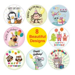 Etiquetas De Embalagem De Feliz Aniversário, Adesivo De Papel De Bolo Engraçado Para Presente De Aniversário, Decoração De Festa DIY, 500Pcs - Image 4