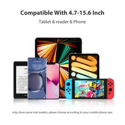 Bewiser-Liga De Alumínio Xiaomi Suporte Do Telefone Móvel, Tablet Mount, iPad Stand, Clipe De Mesa, Cama, 4.7-15.6" - Image 4