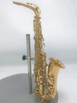 Saxofone Alto profissional com banhado a ouro Shell botão, instrumento musical, 1-1 estrutura, modelo de bronze, original 62 - Image 6