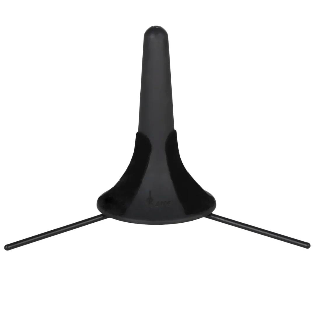 Suporte de triângulo metálico para trompete, destacável, dobrável, preto, durável, protetor, tubo de cobre, acessórios do instrumento - Image 1
